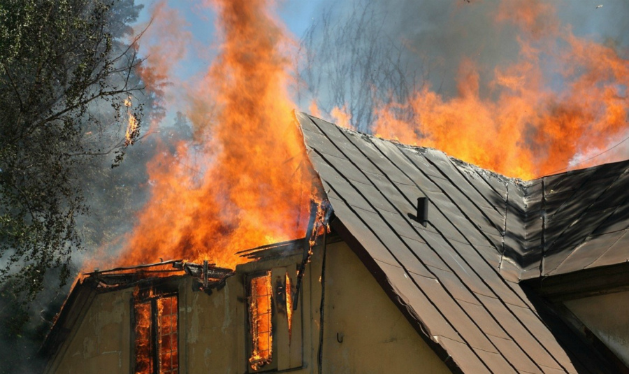В Чаусском районе на пожаре погибла пенсионерка
