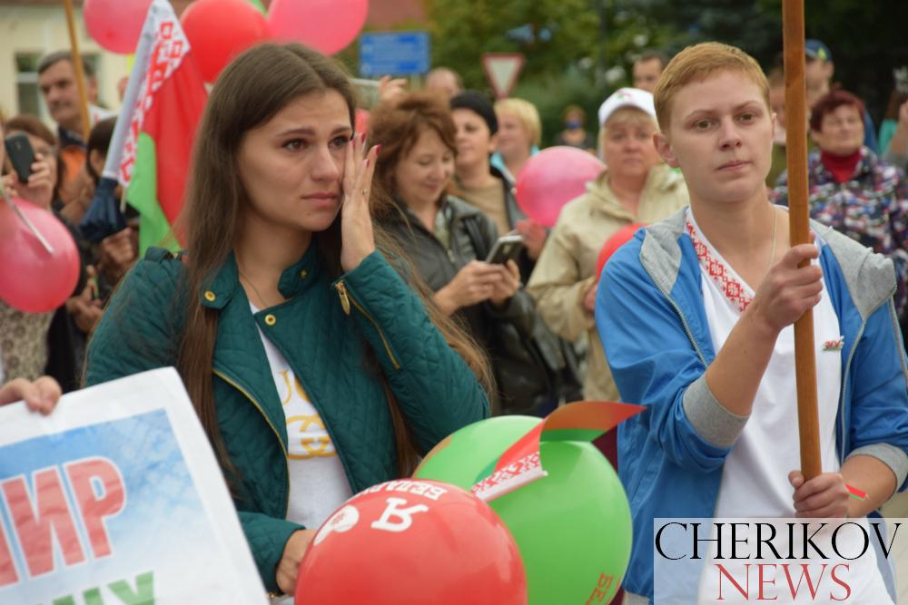 Митинг в Черикове — За мир, За независимость, За страну!