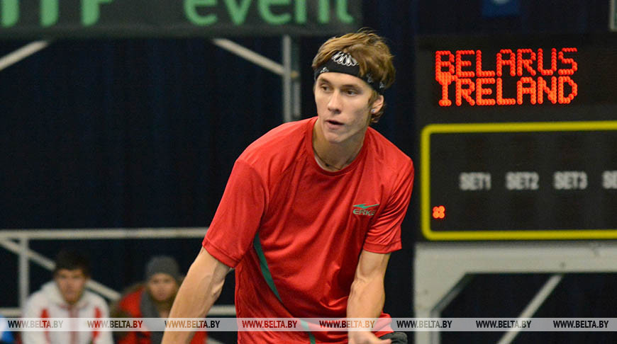 Белорус Егор Герасимов вышел в 1/8 финала теннисного турнира в Кельне