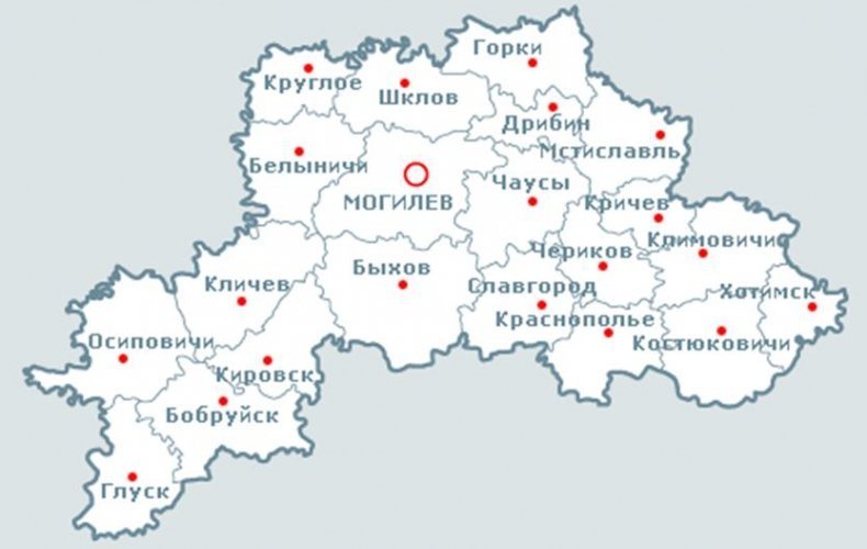 Изменены границы Могилевской области