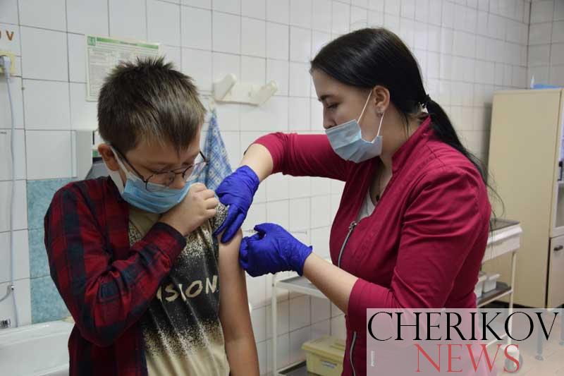 В Черикове стартовала прививочная кампания  от COVID-19 у детей