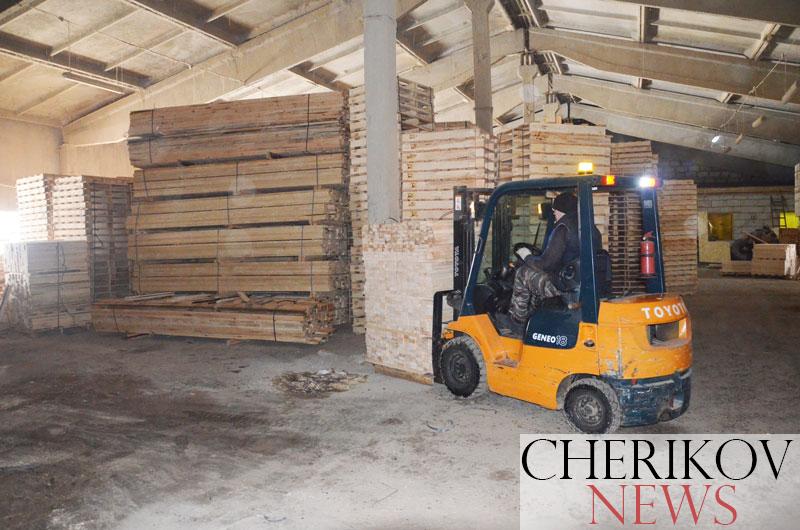 Пиломатериалы и поддоны  из Черикова востребованы в Европе