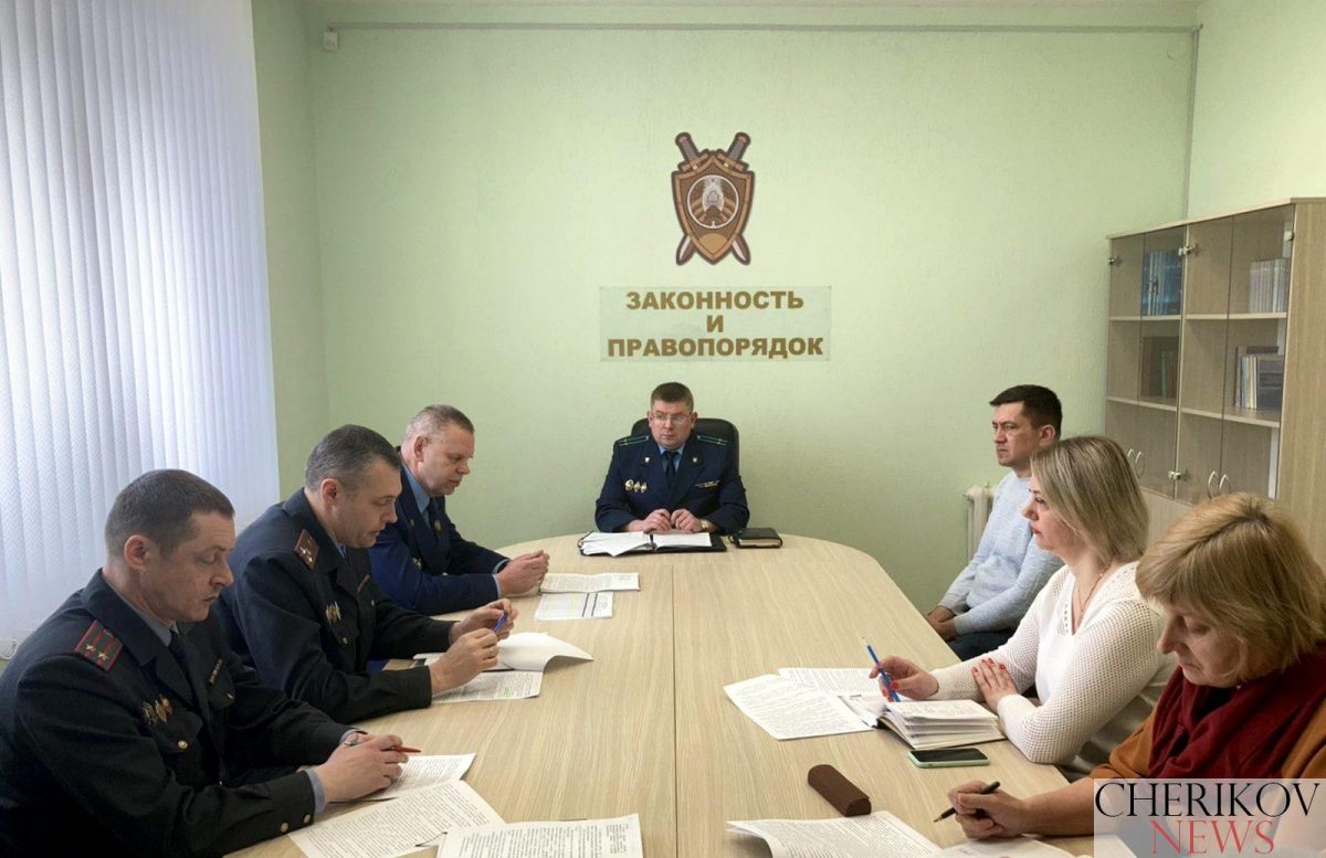 Заседание координационного совещания по борьбе с преступностью и коррупцией прошло в Черикове
