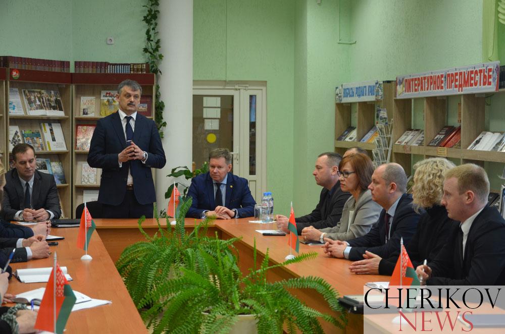 Министр спорта и туризма Сергей Ковальчук посетил с рабочим визитом Чериковский район