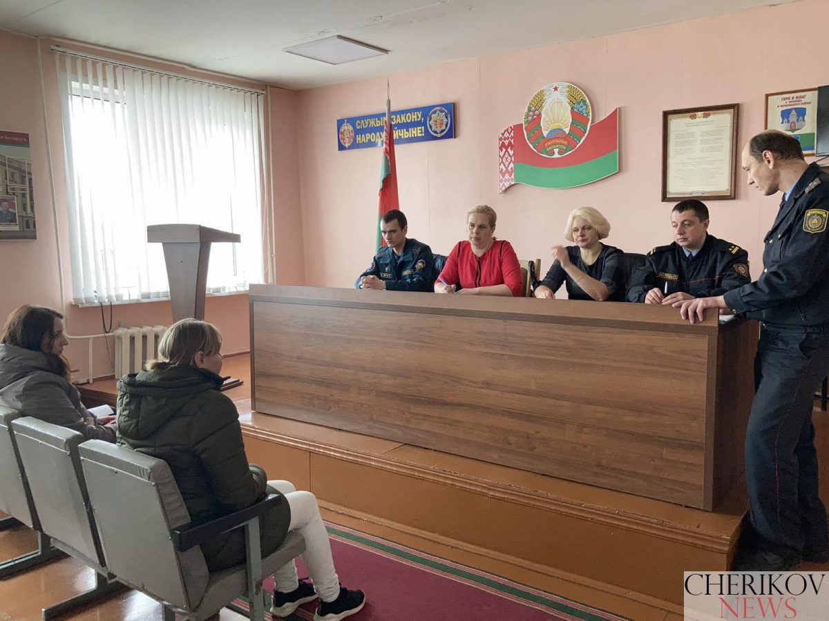 Очередное заседание СОПОП состоялось сегодня в Чериковском РОВД