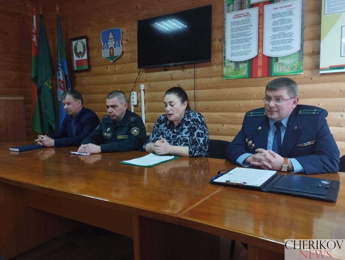 Единый день информирования прошел в трудовом коллективе Чериковского лесхоза