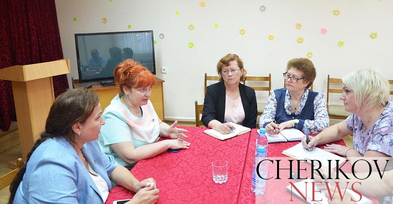 Председатель Могилевского областного Совета депутатов Ирина Раинчик с рабочим визитом посетила Чериковский район