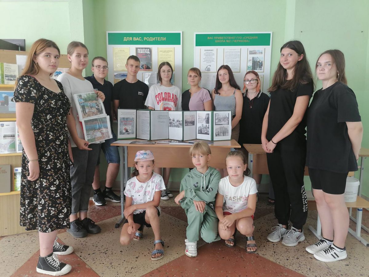 Выставки “Наследники Великой Победы” прошли в средней школе № 2 г. Черикова