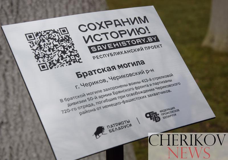 Чериковщина приняла эстафету республиканской акции 'Символ Единства'