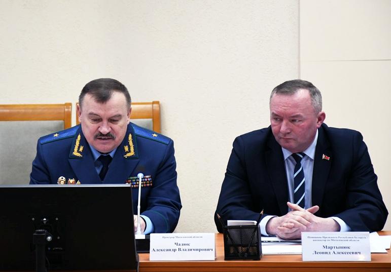 Сохранность и восстановление сельхозтехники обсудили на межведомственном заседании в прокуратуре Могилевской области