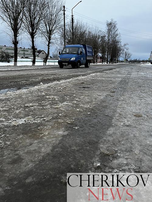 На отдельных участках дорог в Могилевской области 27 февраля сохранится гололедица