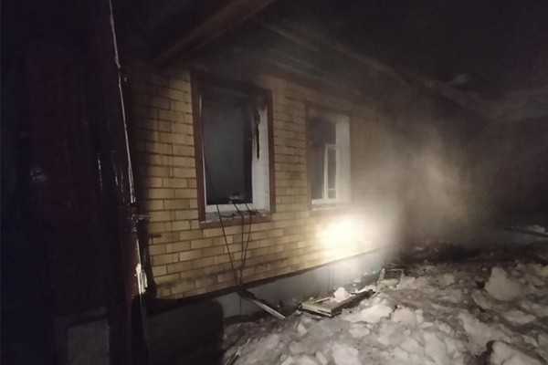 В Костюковичском районе на пожаре погиб пенсионер