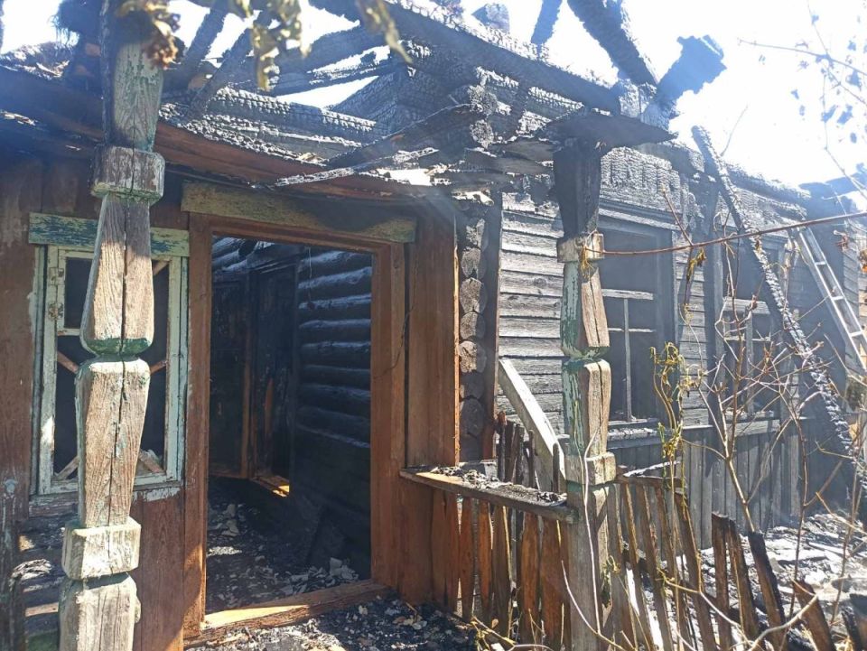 В деревне Вербеж Чериковского района горел  жилой дом
