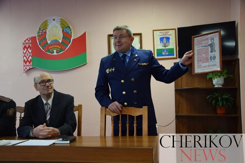 В Чериковском РОВД прошла встреча ветеранов райотдела
