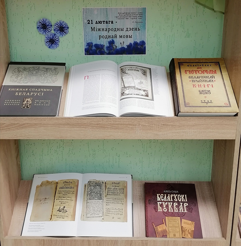В центральной районной библиотеке города Черикова проходят мероприятия, посвященные Международному дню родного языка