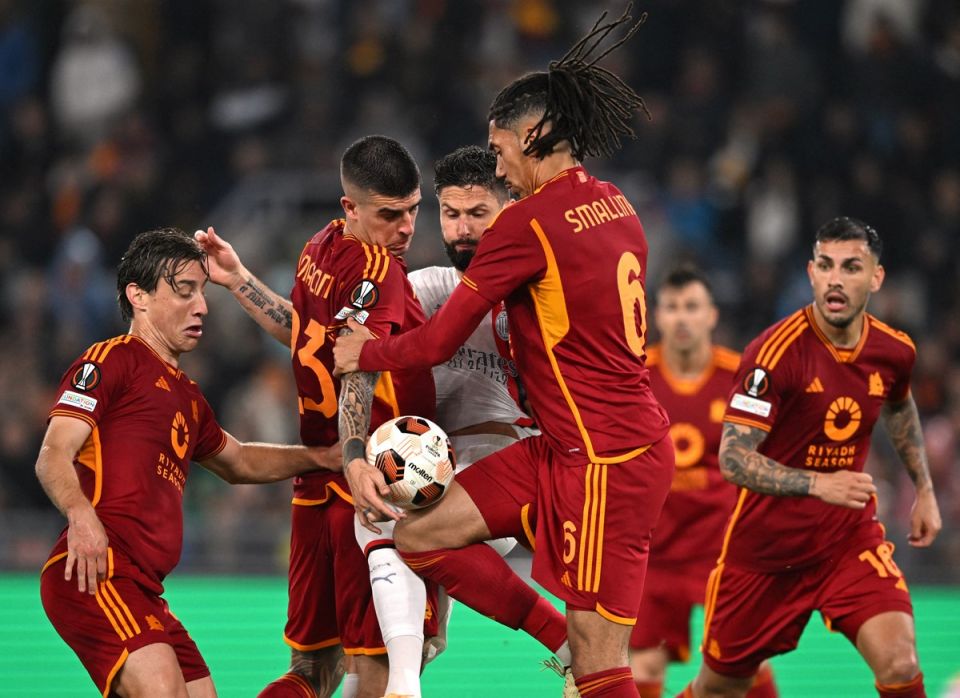 «Рома» повторно обыграла «Милан» и пробилась в полуфинал Лиги Европы