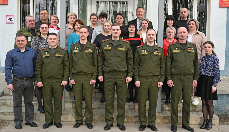 Сотрудники военкоматов Беларуси отмечают профессиональный праздник