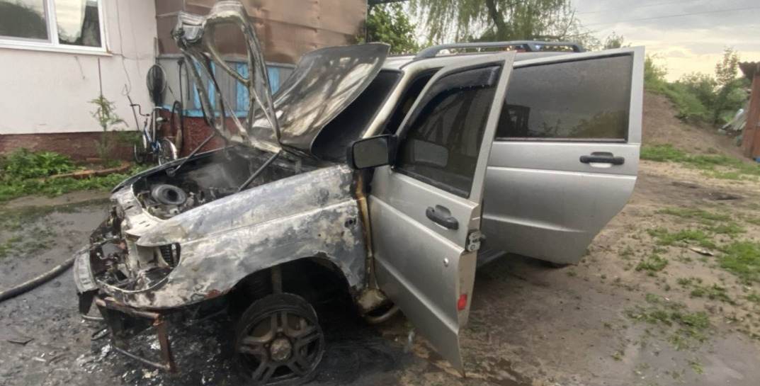 На Могилевщине за сутки сгорело два автомобиля