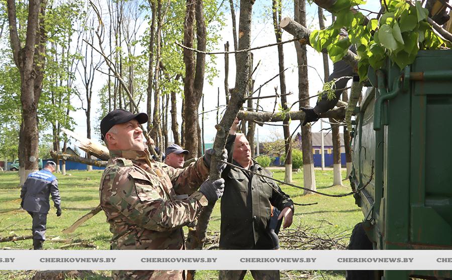 Парк Победы в Черикове: поэтапное благоустройство