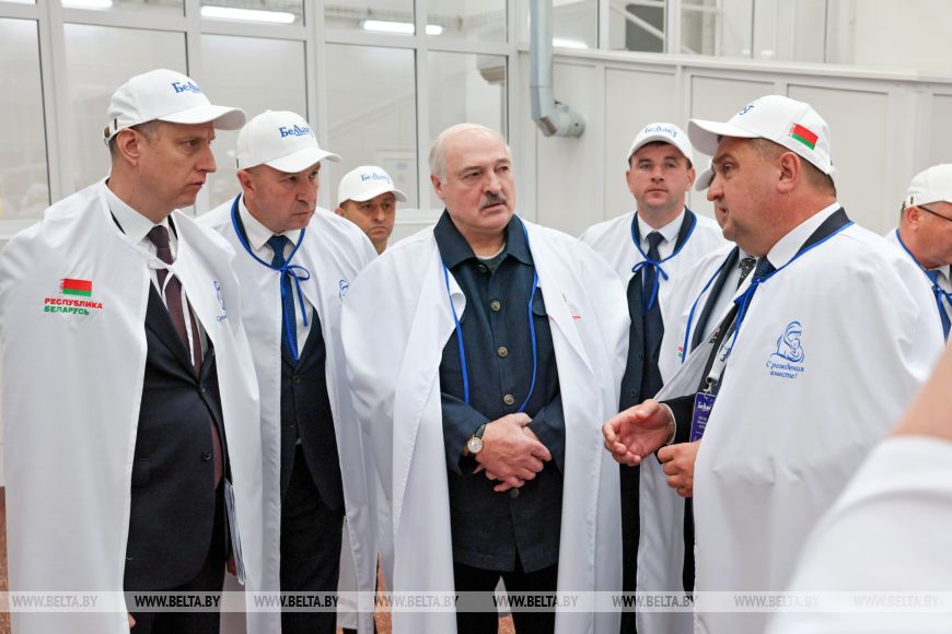 Область, район, предприятие. Подробности поездки Лукашенко в Волковысский район