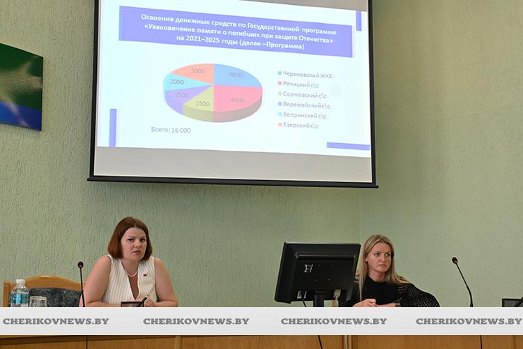 В Чериковском районе подведены итоги работы по увековечению памяти защитников Отечества