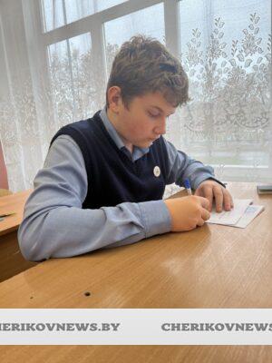 Чериковские умницы и умники соревнуются в своих знаниях по школьным предметам