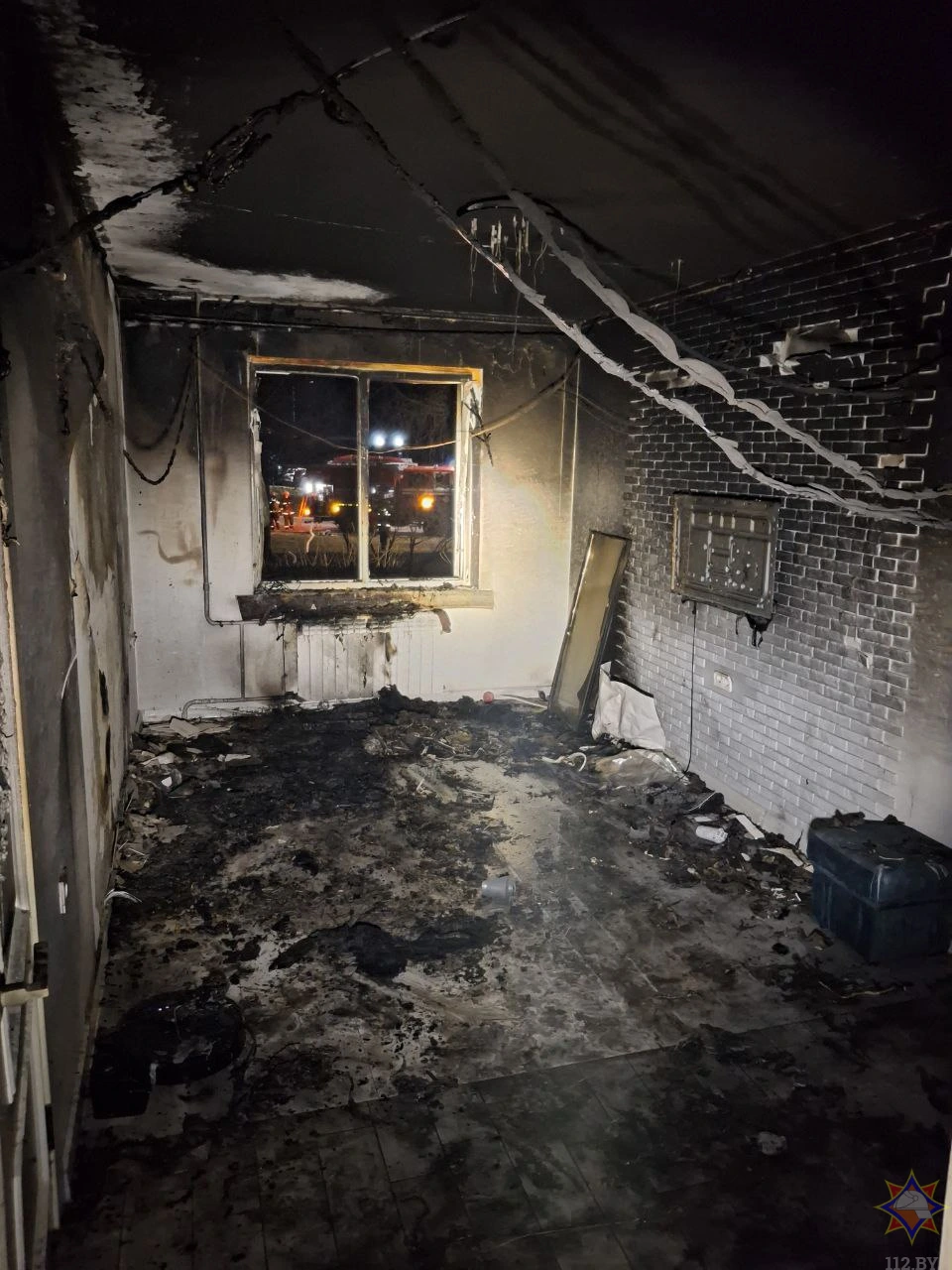 Пожар в Могилеве: короткое замыкание люстры едва не привело к трагедии