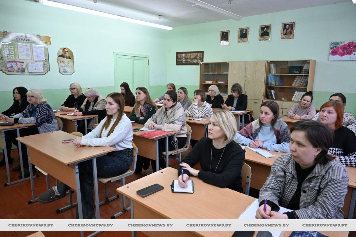Антинаркотическая акция «Вместе» собрала педагогов Черикова на обучающий семинар