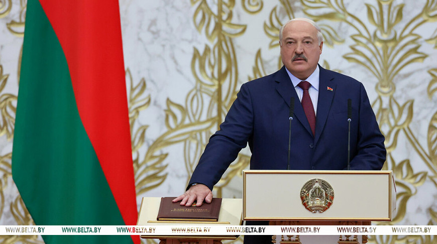 Ровно год назад прошла церемония инаугурации Президента Беларуси