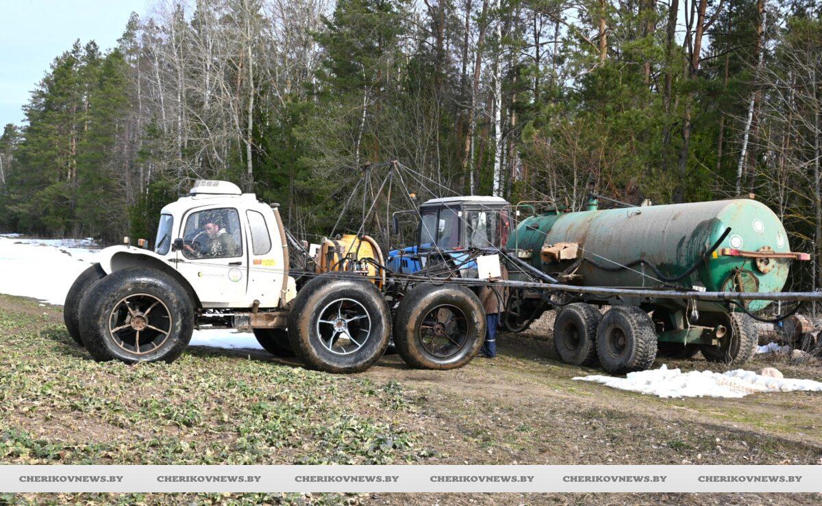 Темпы весенних полевых работ в хозяйствах Чериковского района постепенно набирают обороты