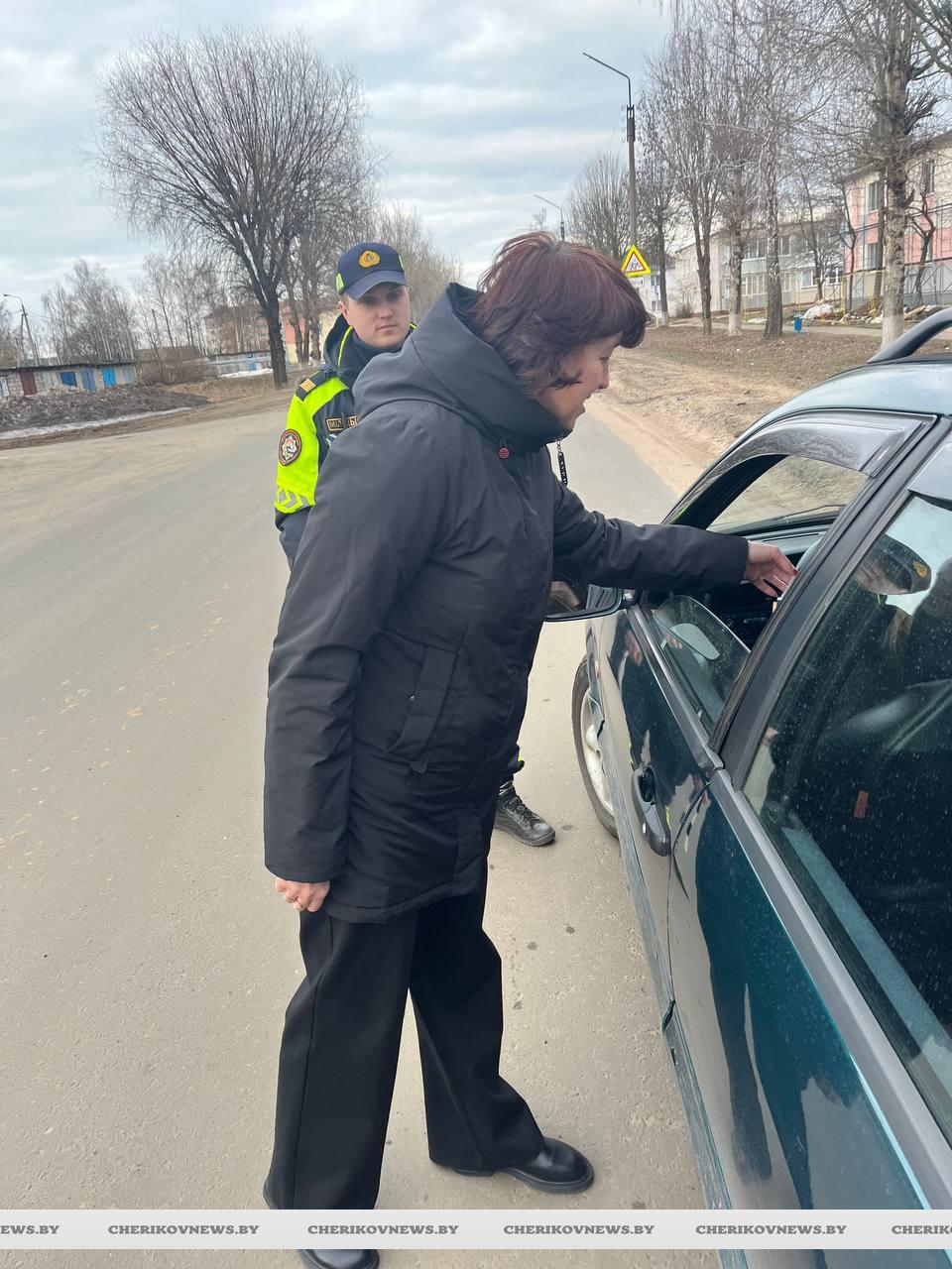 Совместный информационный рейд провели страховщики и госавтоинспекторы в Черикове