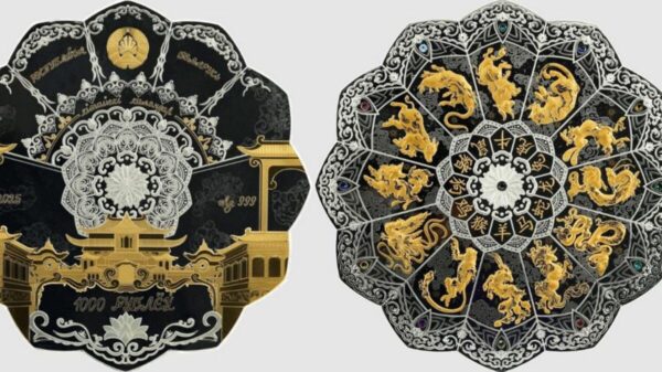 Нацбанк выпустил в обращение монету «Кітайскі каляндар» весом 1,5 кг