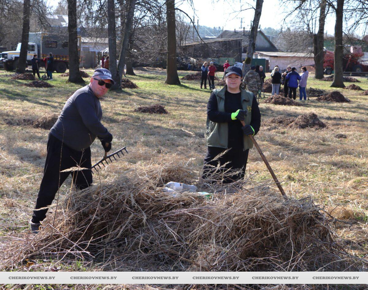 Чистый город – дело общее: в Черикове проходит большая уборка