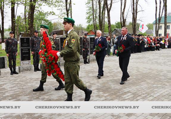 81-ю годовщину Великой Победы в Черикове встретили торжественно и с глубоким уважением к подвигу предков
