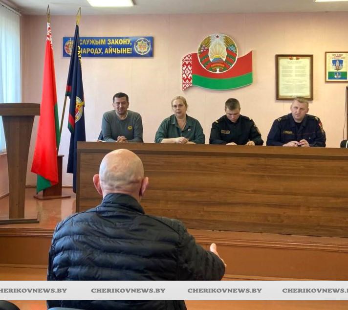 В рамках проведения акции «Дом без насилия!» в Черикове прошло заседание СОПОП