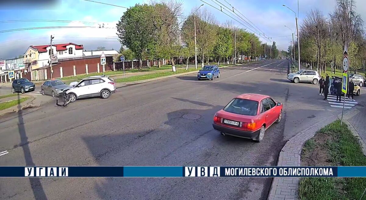 В Могилеве подросток пострадал в ДТП:  водитель Hyundai не уступил дорогу