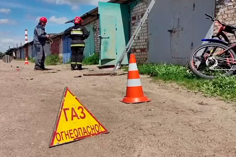 В Могилёве произошёл взрыв газо‑воздушной смеси в гараже: трое пострадавших