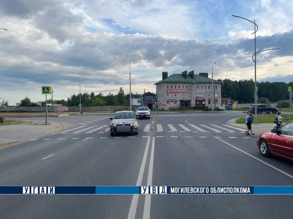 В Могилеве водитель такси сбил ребенка на пешеходном переходе