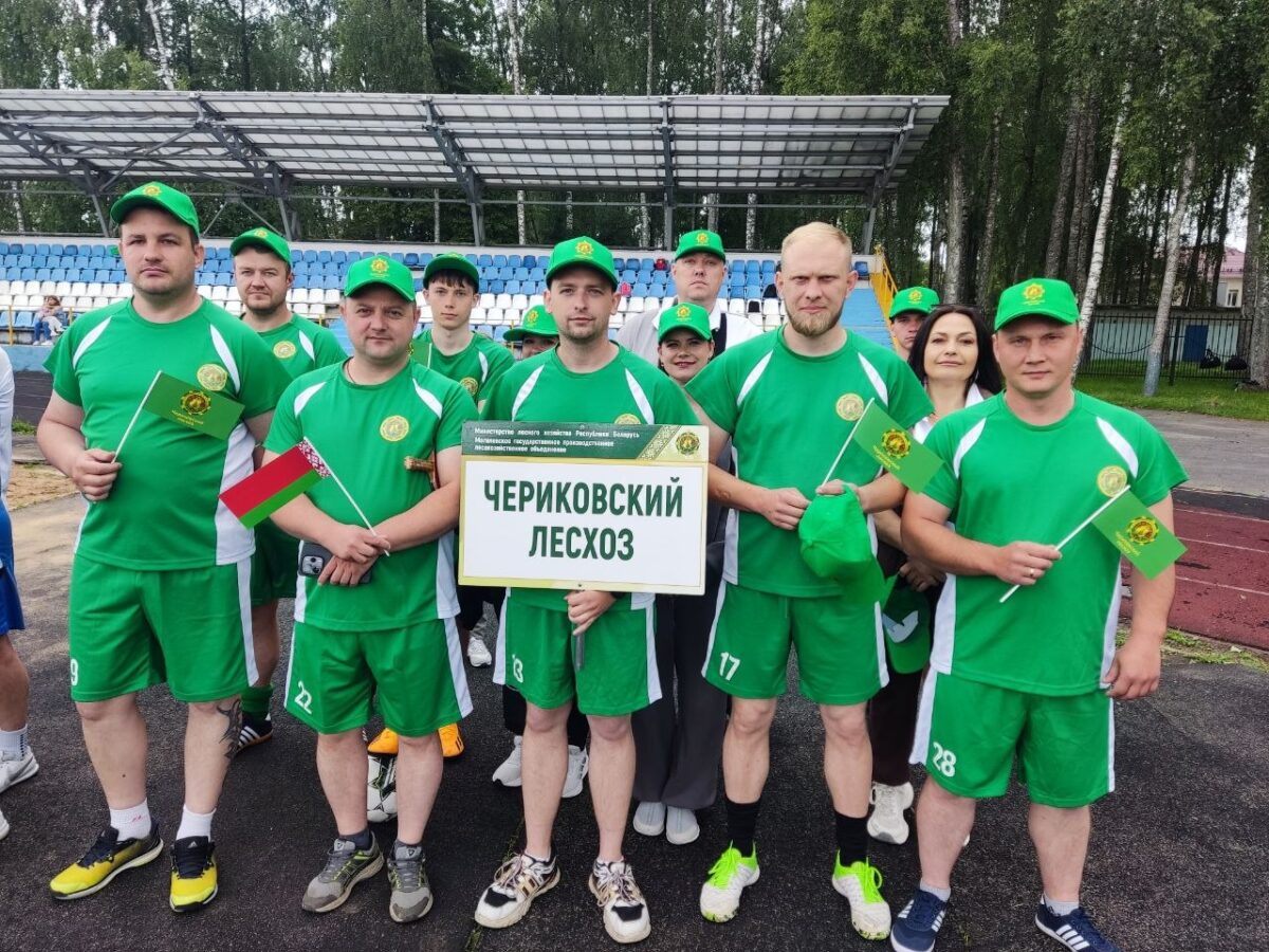 Как выступили чериковские «лесные богатыри» на 25 отраслевой спартакиаде?
