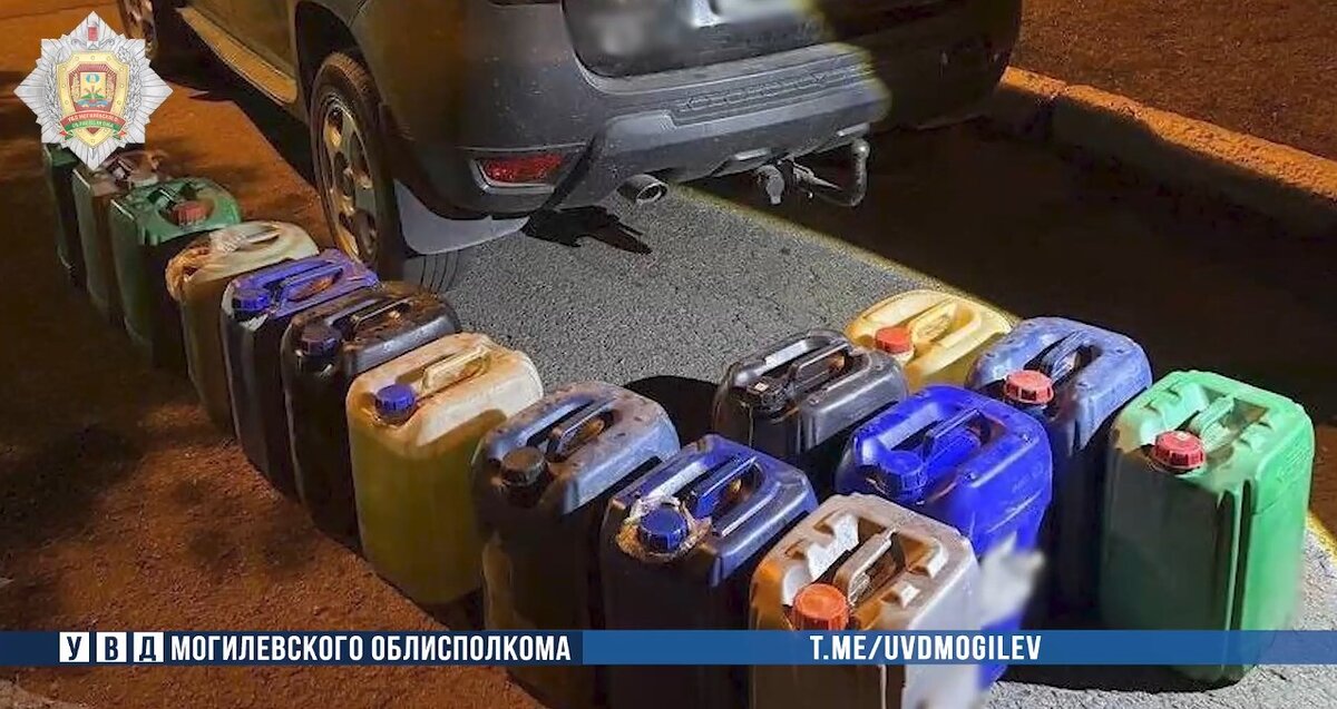 В Могилевском районе выявлены факты хищения более полутонны окрашенного дизтоплива