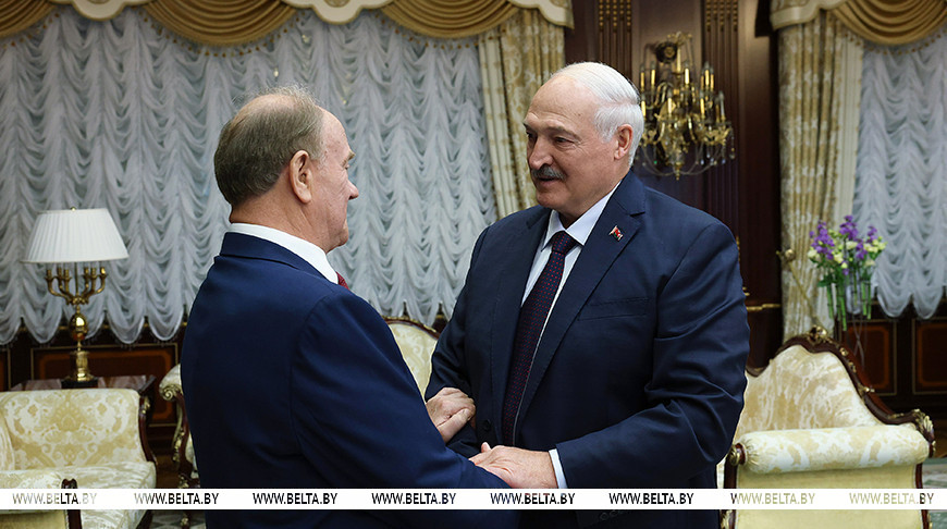 Лукашенко встретился с лидером КПРФ Зюгановым
