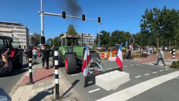 Нидерландские фермеры массово вышли на протесты